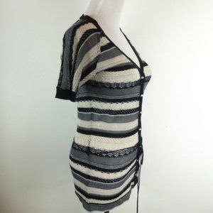 Charlotte Tarantola short sleeve cardigan top S